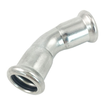 SS304 Nữ nam Pushfit Phụ kiện ống ren khuỷu tay