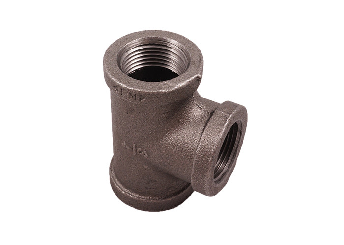 Tê sắt đen tiêu chuẩn ANSI Phù hợp với đầu nối ống 3/4 inch Chất liệu sắt dễ uốn